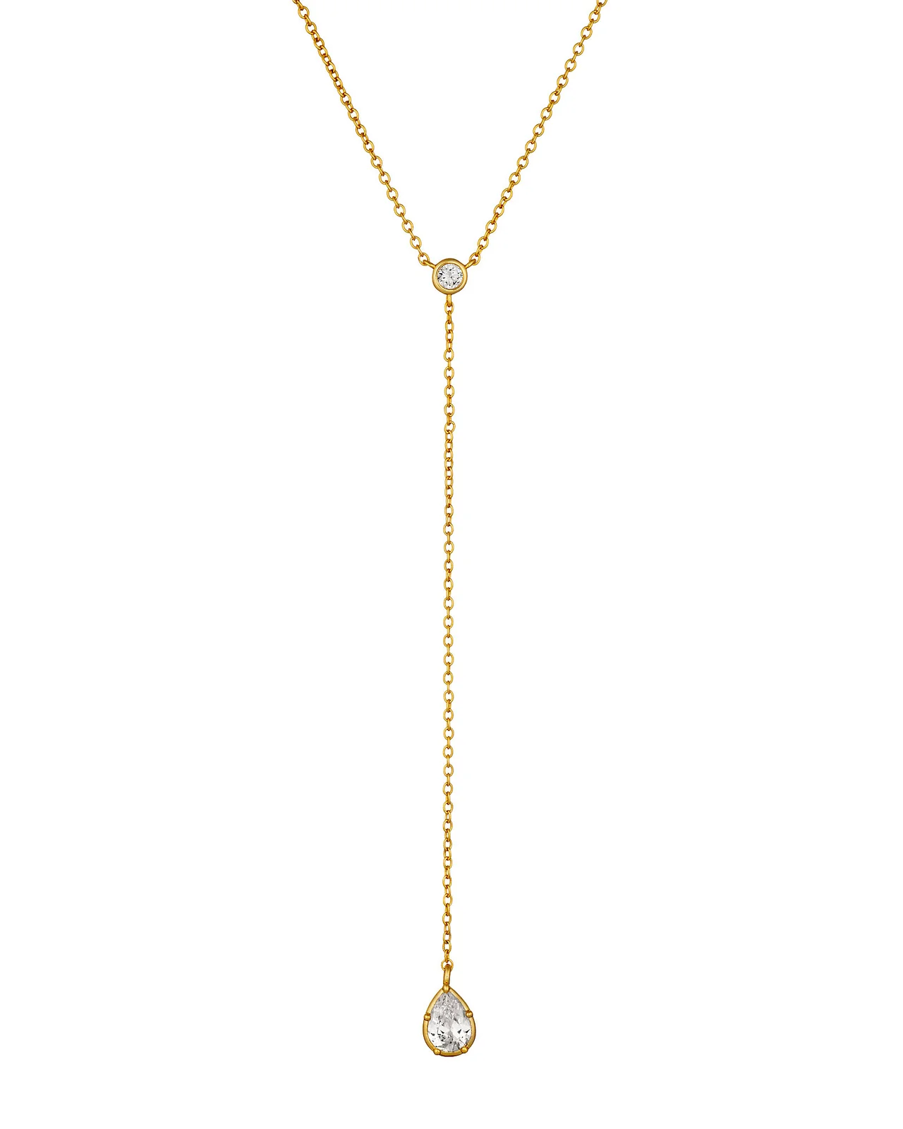 Diamond Lariat Necklace
