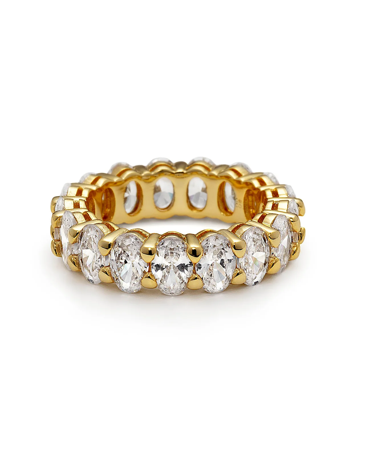 Large Oval Eternity Ring